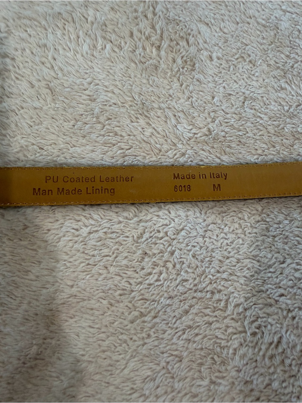 Brown Leather Women’s Dress Belt with Gold Buckle 36” long - Picture 3 of 3